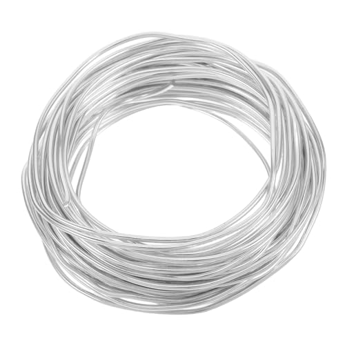 ARTIBETTER Aluminium Basteldraht Biegsamer Modellierdraht für Schmuckherstellung Gartenarbeit und DIY Projekte Langlebig Modernem Silber Finish von Artibetter