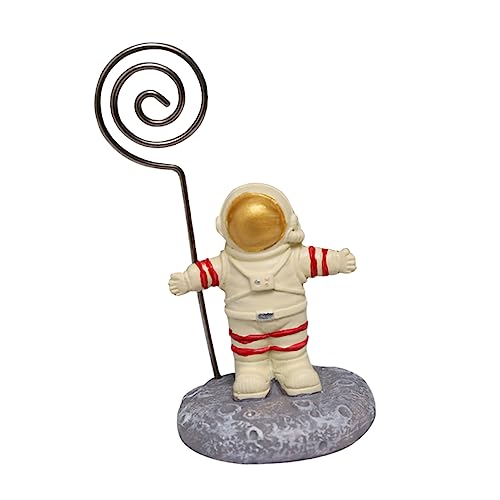 ARTIBETTER Astronauten-Visitenkartenhalter Schreibtisch Namensträger Platzhalter für Astronautenpartys Halter für Fotoclips Memo-Clip-Halterständer aus Standhalter Menühalter Memo -Clip Weiß ARTIBETTER Astronauten-Visitenkartenhalter Schreibtisch Namensträger Platzhalter für Astronautenpartys Halter für Fotoclips Memo-Clip-Halterständer aus Standhalter Menühalter Memo -Clip Weiß von Artibetter