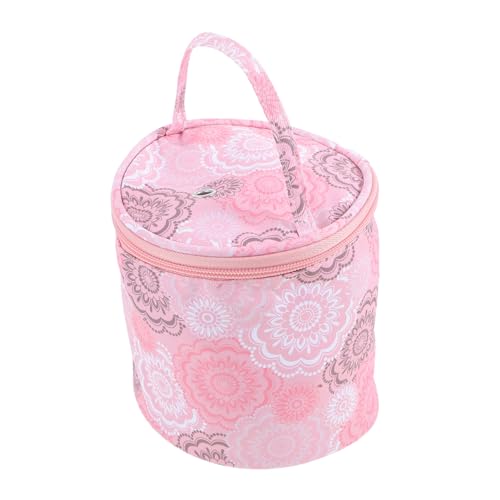 ARTIBETTER Aufbewahrungstasche Aus Wolle Stricktasche Organisator Zur Aufbewahrung Von Garn Garnhalter Häkelgarn-organizer Häkeltasche Gehäkelte Aufbewahrungstasche Garnsack Rosa Polyester von Artibetter