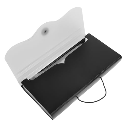 ARTIBETTER Aufbewahrungstasche Erhalten Veranstalter Falten Rechnungs-organizer-tasche Faltbar Dokumentieren Dateiorganisator Tragbare Aktentasche Expandierender Papierordner Pp Silber von Artibetter