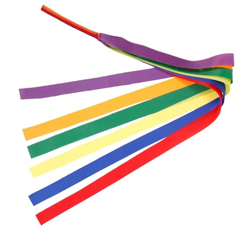 ARTIBETTER Bänder Requisiten Party Regenbogen Gymnastik rhythmische Tanzbänder für dekoration künstlerisches Tanzzubehör Turnhalle -Trainingsband Sportband Handstreamer Ballett-Tanzband Stoff ARTIBETTER Bänder Requisiten Party Regenbogen Gymnastik rhythmische Tanzbänder für dekoration künstlerisches Tanzzubehör Turnhalle -Trainingsband Sportband Handstreamer Ballett-Tanzband Stoff von Artibetter