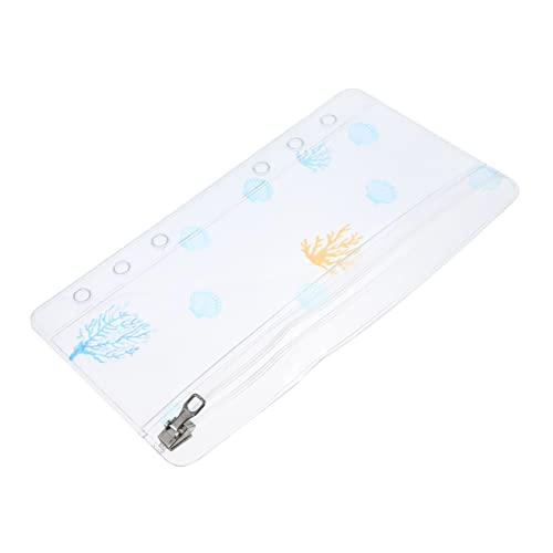 ARTIBETTER Binder Reißverschluss Ring PVC Klarsichthülle für Notizen und Scrapbooking für Bürobedarf und Organisation Leicht und Wasserabweisend von Artibetter