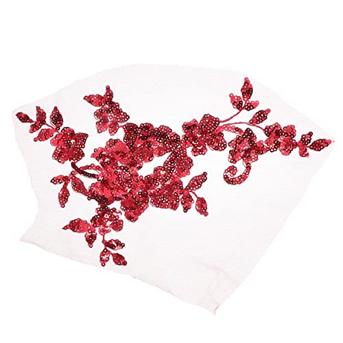 ARTIBETTER Blumenapplikation Bügelflicken mit Pailletten Stickerei Patch zum Aufbügeln für Kleidung Kleider Hüte Cosplay Diy Dekoration Handarbeit Zubehör für Bastelprojekte von Artibetter