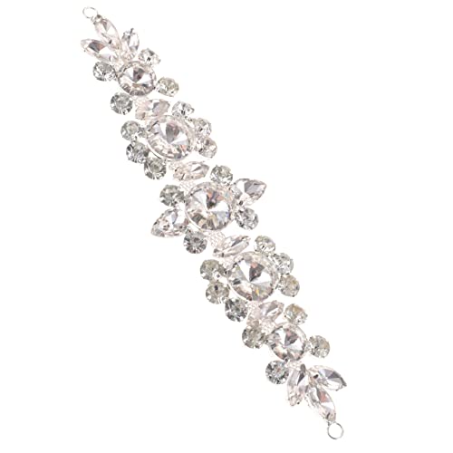 ARTIBETTER Blumenkette Aus Strass Dekorativ Dekorationen Braut- Strasssteine Gürtel Hochzeit Brautflügel Zu Party Kleidungsstück Applikation Flicken Für Jacken Kleiderflicken Silber- Weiß ARTIBETTER Blumenkette Aus Strass Dekorativ Dekorationen Braut- Strasssteine Gürtel Hochzeit Brautflügel Zu Party Kleidungsstück Applikation Flicken Für Jacken Kleiderflicken Silber- Weiß von Artibetter