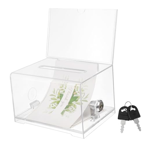 ARTIBETTER Box Box Visitenkartenetui Mini Wahlboxen Fundraising Artikel Tombola Boxen Mit Schlitz Spendenboxen Für Fundraising Wahlurnen Für Tombolas Transparentes Acryl ARTIBETTER Box Box Visitenkartenetui Mini Wahlboxen Fundraising Artikel Tombola Boxen Mit Schlitz Spendenboxen Für Fundraising Wahlurnen Für Tombolas Transparentes Acryl von Artibetter