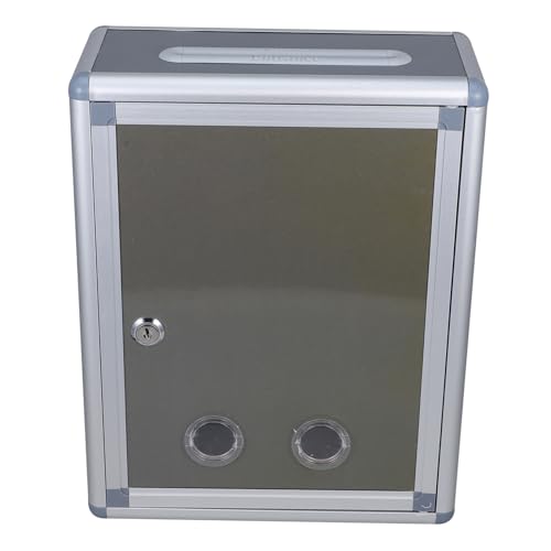 ARTIBETTER Briefkasten Wandhalterung außen Abstimmung Anregung Wandhalterung für Bürobriefkästen Schlüssel Slot Briefpostbehälter hängender Briefkasten Rostfreier Stahl Silver ARTIBETTER Briefkasten Wandhalterung außen Abstimmung Anregung Wandhalterung für Bürobriefkästen Schlüssel Slot Briefpostbehälter hängender Briefkasten Rostfreier Stahl Silver von Artibetter