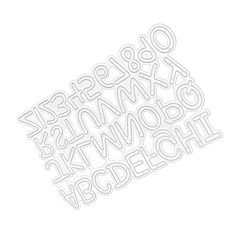 ARTIBETTER Buchstabenmesser Form Buchstabenschablonen Zum Ausschneiden Von Alphabet Stanzformen Alphabet Stanzformen Wort Stanzformen Prägeform Prägewerkzeug Stanzformen Für von Artibetter
