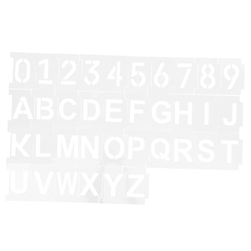 ARTIBETTER DIY Buchstaben und Zahlenschablonen Wiederverwendbare und Bastelschablonen Hochwertigem Pet Material und Waschbar für Kreative Kinderprojekte und Dekoration ARTIBETTER DIY Buchstaben und Zahlenschablonen Wiederverwendbare und Bastelschablonen Hochwertigem Pet Material und Waschbar für Kreative Kinderprojekte und Dekoration von Artibetter