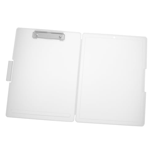 ARTIBETTER Dateiboxordner Pflege praktische Schreibtafel A4-Klemmbrett Klemmbrett mit Speicher Planke faltbares Klemmbrett für Krankenschwestern Dokumentenhalter Plastik Transparent von Artibetter