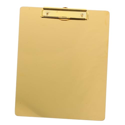 ARTIBETTER Dateispeicherblock Büro Klemmbretter Papier Schreiben Von Zwischenablage Datei Zwischenablage Klemmbrett Mit Speicher Clipboard Klemmbrett Mit Niedrigem Profil Ordner Planke Golden ARTIBETTER Dateispeicherblock Büro Klemmbretter Papier Schreiben Von Zwischenablage Datei Zwischenablage Klemmbrett Mit Speicher Clipboard Klemmbrett Mit Niedrigem Profil Ordner Planke Golden von Artibetter
