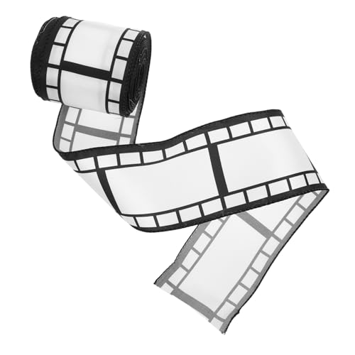 ARTIBETTER Dekoratives Filmstreifenband Breit Vintage Filmrippenband mit Drahtkante für DIY Basteln Partydeko Geschenkverpackung Fotothemen und Kinoevents ARTIBETTER Dekoratives Filmstreifenband Breit Vintage Filmrippenband mit Drahtkante für DIY Basteln Partydeko Geschenkverpackung Fotothemen und Kinoevents von Artibetter