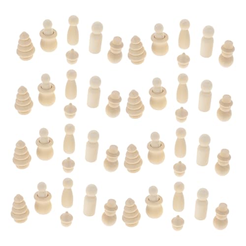 ARTIBETTER Diy Holzornamente Unbehandelte Holzfiguren für Kreative Weihnachtsdekoration Teiliges zum Bemalen und Basteln Sicher und Glatt für Handwerksprojekte ARTIBETTER Diy Holzornamente Unbehandelte Holzfiguren für Kreative Weihnachtsdekoration Teiliges zum Bemalen und Basteln Sicher und Glatt für Handwerksprojekte von Artibetter