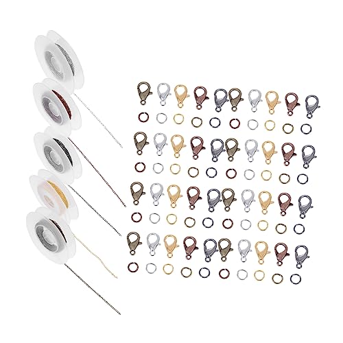 ARTIBETTER Diy Schmuckkette mit Karabinerhaken Verlängerungskette für und Armbänder Farben Karabiner Ösen Vielseitiges Zubehör für Schmuckherstellung von Artibetter