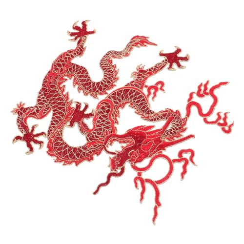 ARTIBETTER Dragon Applique Patch Rotes Stickmuster für Kleidung DIY Dekoration zum Aufbügeln oder Aufnähen zum Reparieren und Verschönern von Jeans Jacken und Taschen ARTIBETTER Dragon Applique Patch Rotes Stickmuster für Kleidung DIY Dekoration zum Aufbügeln oder Aufnähen zum Reparieren und Verschönern von Jeans Jacken und Taschen von Artibetter