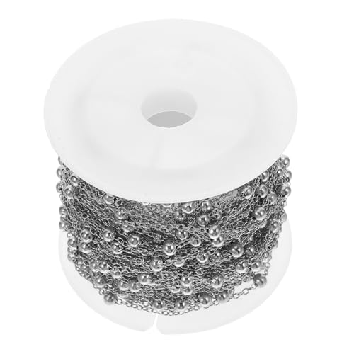 ARTIBETTER Edelstahl Kugelkette mit Clip DIY Schmuckzubehör für Halsketten Armbänder Vielseitig Handpoliert Hautfreundlich Langlebig ARTIBETTER Edelstahl Kugelkette mit Clip DIY Schmuckzubehör für Halsketten Armbänder Vielseitig Handpoliert Hautfreundlich Langlebig von Artibetter