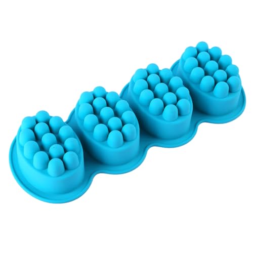 ARTIBETTER Fach Silikon Massagebürstenform Ovaler Silikon Seifenform für Diy Handgemachte Seife Kuchen und Backen Türkis Flexibel und Antihaftend ARTIBETTER Fach Silikon Massagebürstenform Ovaler Silikon Seifenform für Diy Handgemachte Seife Kuchen und Backen Türkis Flexibel und Antihaftend von Artibetter