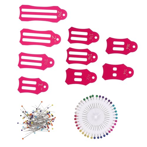 ARTIBETTER Faltbares Stoffwerkzeug Teiligem Maßband und Bunten Perlnadeln Robustes Nähzubehör Vielseitiges Fixier Positionier pin Kit für DIY und Schneidarbeiten ARTIBETTER Faltbares Stoffwerkzeug Teiligem Maßband und Bunten Perlnadeln Robustes Nähzubehör Vielseitiges Fixier Positionier pin Kit für DIY und Schneidarbeiten von Artibetter