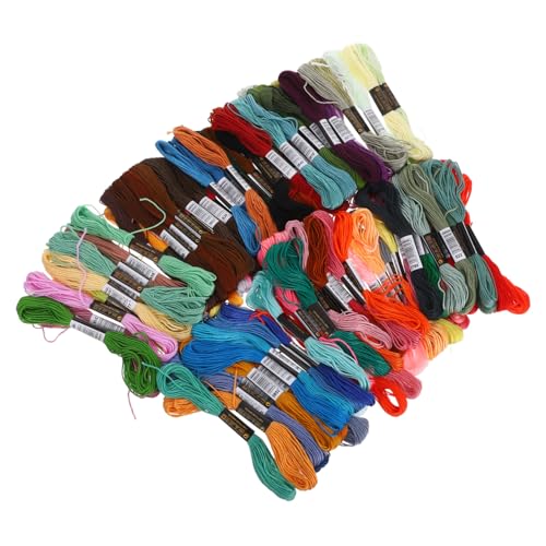 ARTIBETTER Farben Baumwoll Stickgarn Set Fadenset mit Nadel für Kreuzstich Diy Armbandherstellung Langlebige Farbechte Stickfäden für Vielseitige Bastelprojekte und Heimdekoration von Artibetter