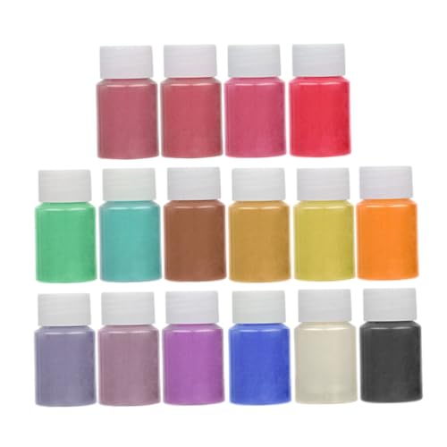 ARTIBETTER Farben Pigmentpulver für DIY Kunsthandwerk Perlmutt Mica Pulver Schnell Schmelzend Vielseitig Einsetzbar für Seifenherstellung Epoxidharz Nageldesign und Kerzen ARTIBETTER Farben Pigmentpulver für DIY Kunsthandwerk Perlmutt Mica Pulver Schnell Schmelzend Vielseitig Einsetzbar für Seifenherstellung Epoxidharz Nageldesign und Kerzen von Artibetter