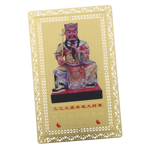 ARTIBETTER Feng Shui Tai Sui Amulettkarte für Glück Reichtum und Erfolg Geldbörse Dekoration Chinesisches Neujahr Glücksbringer Tragbare Glückskarte für Alltag von Artibetter