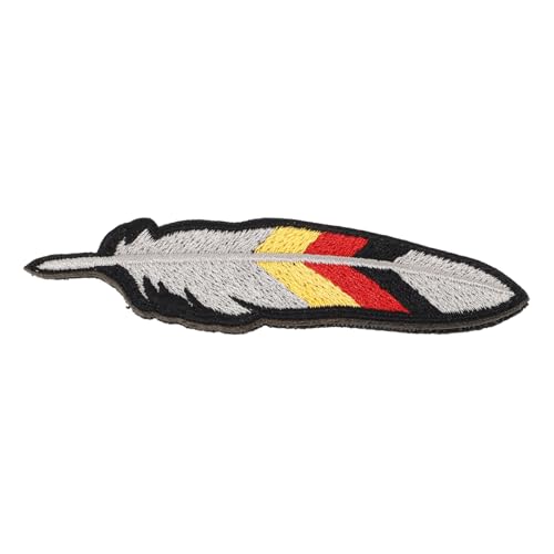 ARTIBETTER Flaggenpatches Party Kleidung bestickt Flecken dekorativer Haken- und Schlaufenaufnäher zarter Fellfleck DIY Hutaufnäher verschleißfester Mantelflicken Polyester von Artibetter