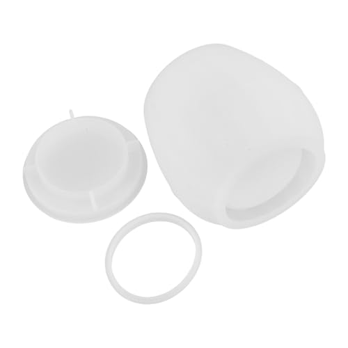 ARTIBETTER Form für Aufbewahrung dosen Glasformen für Epoxidharz mit Deckel Glasharzformen Silikon Behälter-Vorratsglas-Flaschenform Flasche Silikonform Epoxidformen Silikon Kieselgel Weiß von Artibetter