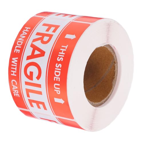 ARTIBETTER Fragile Warning Label Selbstklebende Versandetiketten für Sichere Verpackung Wasserabweisend für Lager und Versand ARTIBETTER Fragile Warning Label Selbstklebende Versandetiketten für Sichere Verpackung Wasserabweisend für Lager und Versand von Artibetter