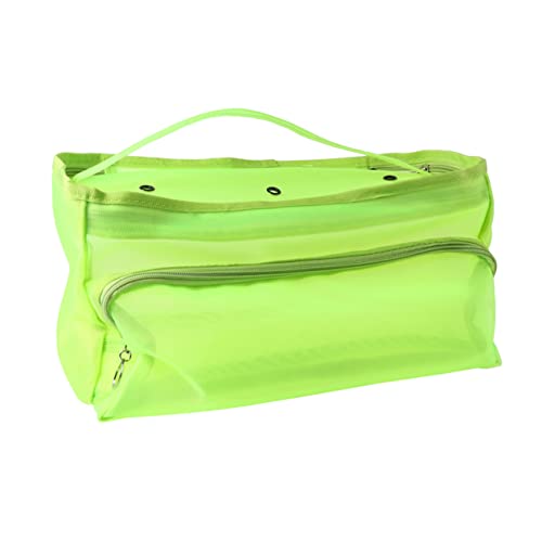 ARTIBETTER Garnspeichernetzbeutel Garnhalter Mesh Tote Strickhalter Mesh-Aufbewahrungstasche the tote bag organizer platzsparend Aufbewahrungstasche aus Strickgarn garn halter tasche Green von Artibetter