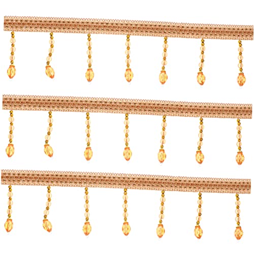 ARTIBETTER Geflochtene Perlen Quaste Dekorative Borte für Vorhänge DIY Fransen Trim für Fensterdekoration Sofas und Heimtextilien Vielseitig Einsetzbar ARTIBETTER Geflochtene Perlen Quaste Dekorative Borte für Vorhänge DIY Fransen Trim für Fensterdekoration Sofas und Heimtextilien Vielseitig Einsetzbar von Artibetter