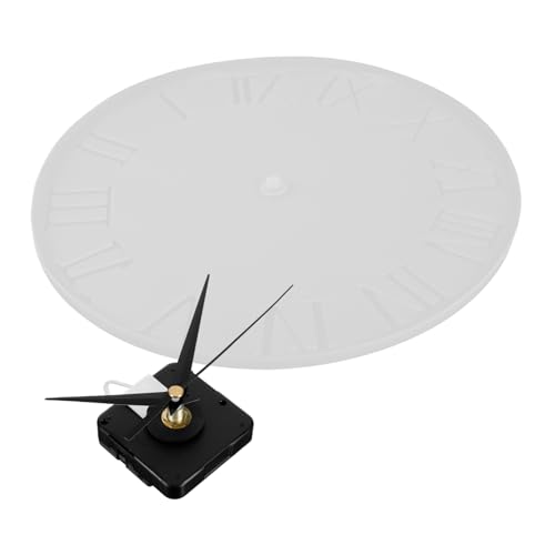ARTIBETTER Gießform für Uhren Silikon DIY mit Uhrwerk und Römischen Ziffern Wanduhr Form für Kreative Heimdekoration Kinderzimmer und von Artibetter