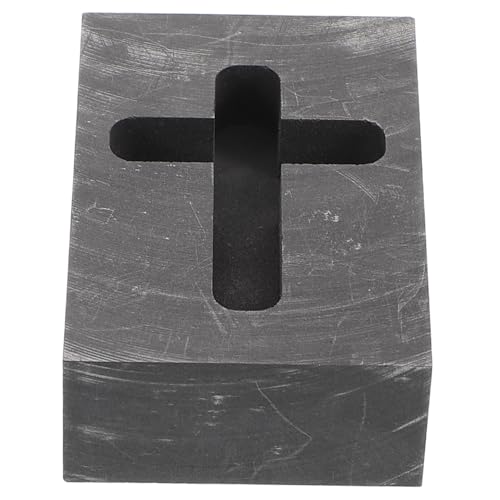 ARTIBETTER Graphitformen Für Schmuck Kreuzgraphitform Schmuck Graphittiegel Gießformen Zum Schmelzen Schmelztiegel Aus Graphit Gussform Kokillen Zum Gießen Casting-zubehör Barfenformen Black von Artibetter
