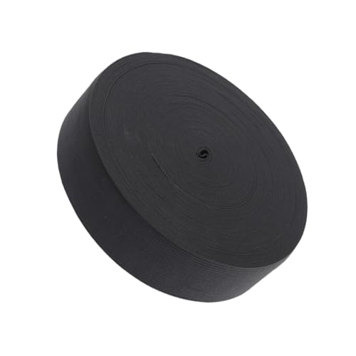 ARTIBETTER Gummiband breit klare Gummibänder elastische Bänder stricken Gummibänder nähen Farbe Netz Gurtband Dehnungsbänder elastisches Nähband Kleidung Schwarz von Artibetter