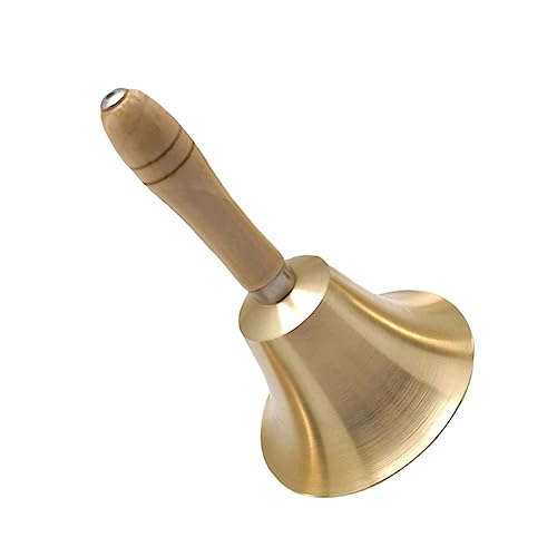 ARTIBETTER Handglocke Holzgriff Durchmesser Servierglocke für Restaurants Weihnachtsdekoration Festliche Anlässe und Anrufservice ARTIBETTER Handglocke Holzgriff Durchmesser Servierglocke für Restaurants Weihnachtsdekoration Festliche Anlässe und Anrufservice von Artibetter