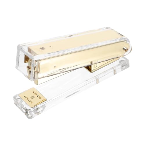 ARTIBETTER Hefter Heftklammern Büro Klassenzimmer Liefert Schreibtisch Essentials Schreibtisch Liefert Golden Acryl ARTIBETTER Hefter Heftklammern Büro Klassenzimmer Liefert Schreibtisch Essentials Schreibtisch Liefert Golden Acryl von Artibetter