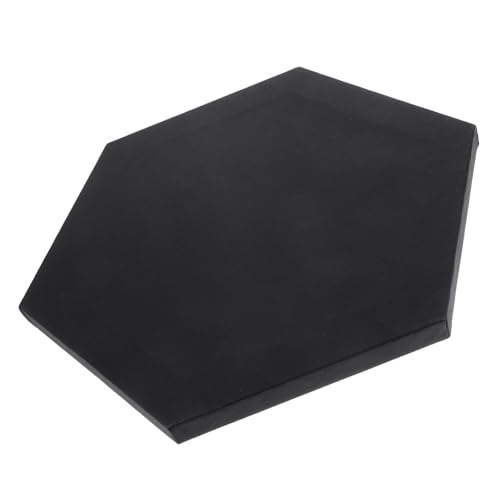 ARTIBETTER Hexagonaler Öl -leinwandrahmen Bretter Zeichnung Planke Led Ölgemälde Kleine Malleinwand Malerei Gespannte Weiße Ölfarbentafel Malbrett Black Holz von Artibetter