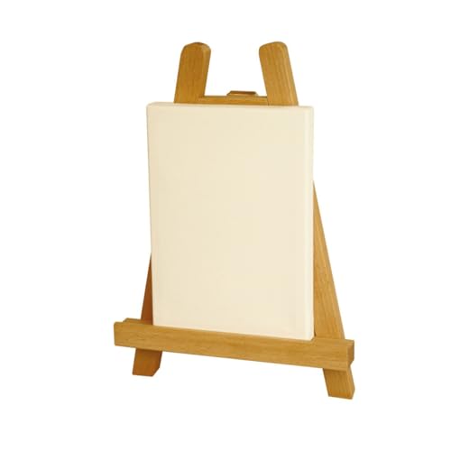 ARTIBETTER Hölzerner Bilderrahmen Ausstellungsrahmenständer Kleine Staffelei Tischstaffelei Mit Dreibein Malstaffelei Willkommensschildhalter Kunst Ausstellungsstaffelei Mini von Artibetter