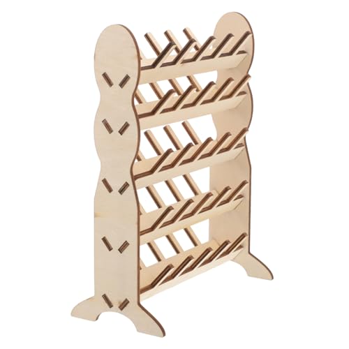 ARTIBETTER Holz Garn Spulen Halter Praktischer Nähgarn Organizer für Quilt und Stickfäden Stabiles Design Installieren für Heimwerker und Diy Projekte von Artibetter