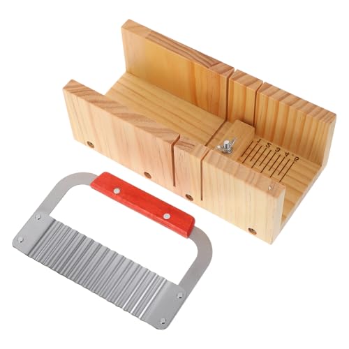 ARTIBETTER Holz Seifenschneider Verstellbares Werkzeug für Seifenherstellung mit Wellenmesser für Zuhause oder Kleine Werkstätten Stabiler Holzsockel Ergonomisches Design Vielseitige ARTIBETTER Holz Seifenschneider Verstellbares Werkzeug für Seifenherstellung mit Wellenmesser für Zuhause oder Kleine Werkstätten Stabiler Holzsockel Ergonomisches Design Vielseitige von Artibetter
