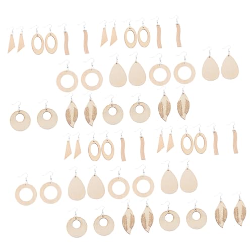 ARTIBETTER Holz ohrringe DIY Schmuckherstellung Pendants Leichte Ohranhänger Kreative Holzanhänger für Bastelprojekte und Individuelles Design ARTIBETTER Holz ohrringe DIY Schmuckherstellung Pendants Leichte Ohranhänger Kreative Holzanhänger für Bastelprojekte und Individuelles Design von Artibetter