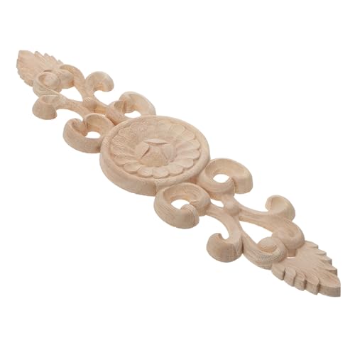 ARTIBETTER Holzornament Geschnitzte Applikation für Möbel Vintage Deko DIY Schrank Tür Wohnaccessoire Holzverzierung Langlebig Elegant von Artibetter