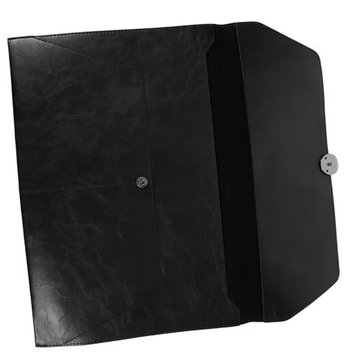 ARTIBETTER Informationsbeutel Mit Großer Kapazität Ordner-organizer Portfolio-fall Bindemittel Büro Dokumentieren Reisen Dateiorganisator Mehrere Tasche Briefumschläge Leder Schwarz von Artibetter