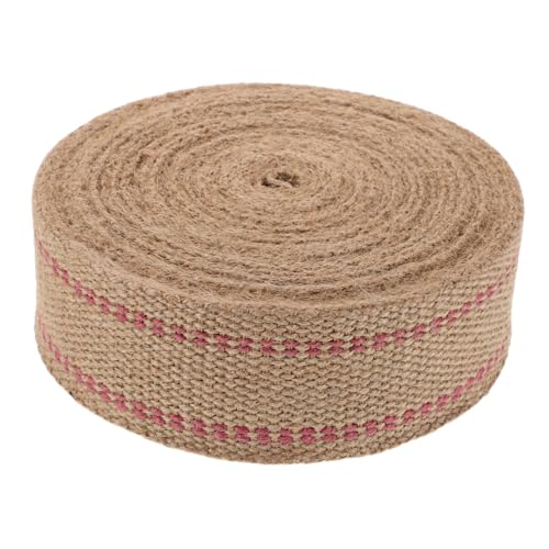 ARTIBETTER Jute-gurtband mit Roten Streifen Breit Vielseitiges Polsterband für DIY Stuhlreparatur Basteln Möbelrestaurierung und Dekorative Handwerksprojekte ARTIBETTER Jute-gurtband mit Roten Streifen Breit Vielseitiges Polsterband für DIY Stuhlreparatur Basteln Möbelrestaurierung und Dekorative Handwerksprojekte von Artibetter