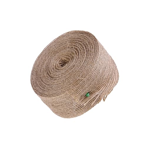 ARTIBETTER Juteband Breit Naturfaser Webband für Dekoration DIY Basteln Geschenkverpackung Blumengestecke Handarbeit Hellbraun von Artibetter