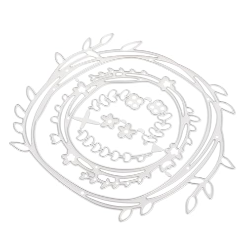 ARTIBETTER Kartenherstellung stirbt Scrapbooking stirbt Rahmen Stanzformen Sammelalbum Stanzteile für die Kartenherstellung Album Scrapbooking Kohlenstoffstahl Silver von Artibetter