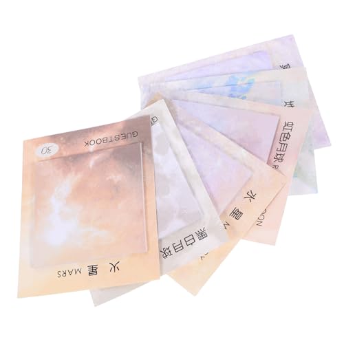 ARTIBETTER Kleine Memo Pads Notizblöcke für Notizen Planung und Kreative Ideen für Schule und Büro Verschiedenen Designs von Artibetter