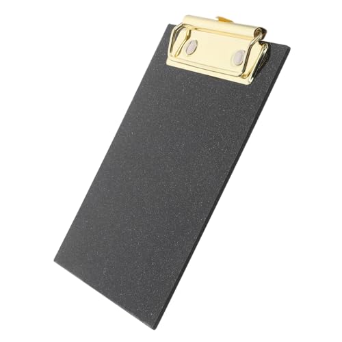 ARTIBETTER Klemmbrett-Clip Acryl Klemmbrett Büro Klemmbrett Kreatives Klemmbrett Transparentes Klemmbrett Zwischenablage für Krankenschwestern Krankenschwester Zwischenablage Metall Black von Artibetter