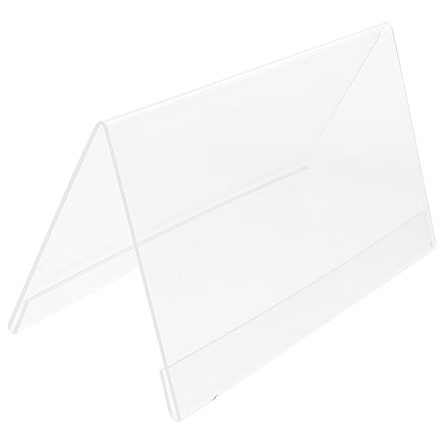 ARTIBETTER Konferenztischkarten Steht Inhaber Rahmen Halter Gestell Gruß Löschen Sie Anzeige Groß Ausstellungsstand Kartenanzeigestand Ständer Für Visitenkarten Transparent Acryl von Artibetter