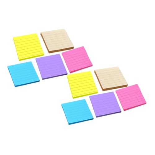 ARTIBETTER Kreative Haftnotizen Selbstklebende Notizblöcke Leuchtenden für Büro und Schule für Wichtige Erinnerungen und Planung Tearable Praktische Memo Sticker von Artibetter