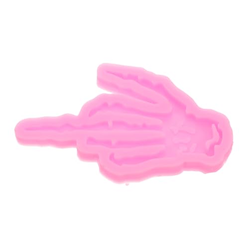 ARTIBETTER Kreative Schlüsselanhängerform silikonform schlüsselanhänger halloween dekoration Schlüsselanhänger Gießform Schädelformen zum Backen -Backform Kieselgel Rosa von Artibetter
