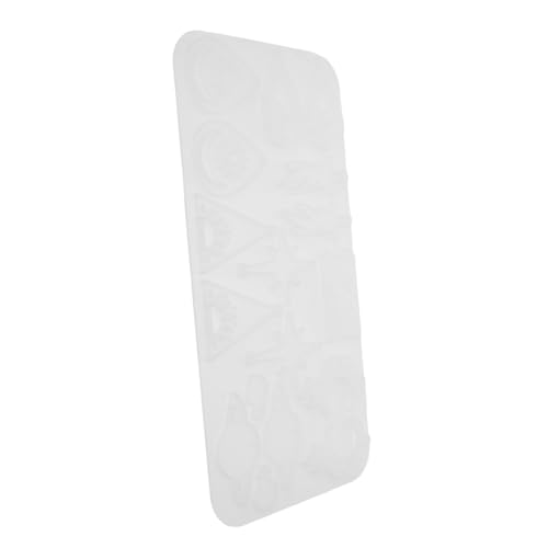 ARTIBETTER Kristall-Epoxy-Form Harzformen für Ohrringe Epoxid-Anhänger silikonformen epoxidharz Mondform Epoxidharzform Silikonohrringformen silikonformen gießformen anhänger Kieselgel Weiß von Artibetter